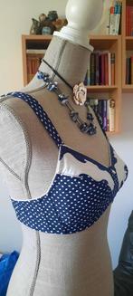 Soutien-gorge + culotte, Vêtements | Femmes, Sous-vêtements & Lingerie, Autre, Enlèvement ou Envoi, Bleu, Soutien-gorge