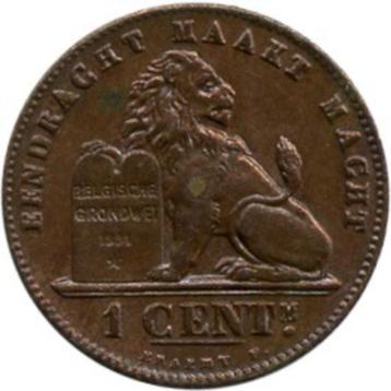 Belgique 1 cent 1902 Léopold II