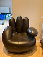 Hand zeteltje, Huis en Inrichting, Fauteuils, Ophalen, Zo goed als nieuw, 75 tot 100 cm, Leer