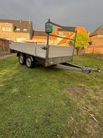 Aanhangwagen aluminium dubbelas 305x158, Ophalen, Zo goed als nieuw