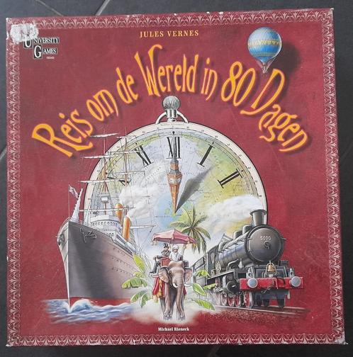 REIS OM DE WERELD IN 80 DAGEN, Hobby en Vrije tijd, Gezelschapsspellen | Bordspellen, Ophalen of Verzenden