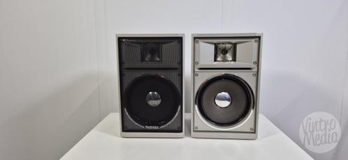 Technics SB-F5 Luidsprekers | Speakers | Bookshelf | Vintage, Audio, Tv en Foto, Luidsprekerboxen, Gebruikt, Front, Rear of Stereo speakers