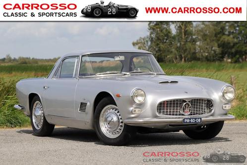 Maserati 3500, Auto's, Maserati, Bedrijf, Metaalkleur, Benzine, Coupé, Handgeschakeld, Zilver of Grijs