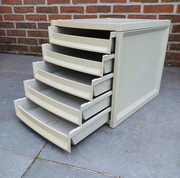 Ladeblok A4 met 5 laden brievenbak papieropslag 36x32x30 beschikbaar voor biedingen