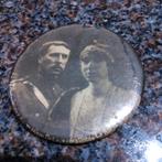 Button 1925: Koning Albert I en Elisabeth 25 jaar getrouwd, Collections, Maisons royales & Noblesse, Enlèvement ou Envoi