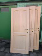 Portes intérieures en chêne massif avec serrures, charnières, Porte intérieure, Enlèvement, Bois, 200 à 215 cm