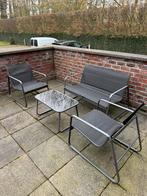 Tuinmeubelset - 4 personen, Tuin en Terras, Ophalen, 4 zitplaatsen, Aluminium, Zo goed als nieuw