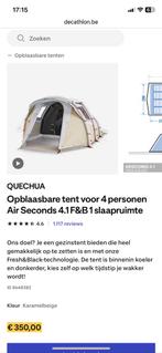 Opblaasbare tent voor 4 personen, Caravans en Kamperen, Ophalen, Nieuw