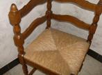 Massief eiken hoekstoel met biezen zitting -, Ophalen