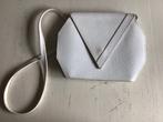 Leder vintage handtas, Ophalen of Verzenden, Wit, Handtas