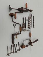 Ancienne foreuse et fignole à main, Antiquités & Art, Antiquités | Outils & Instruments, Enlèvement
