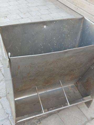 geiten schapen voederbak inox