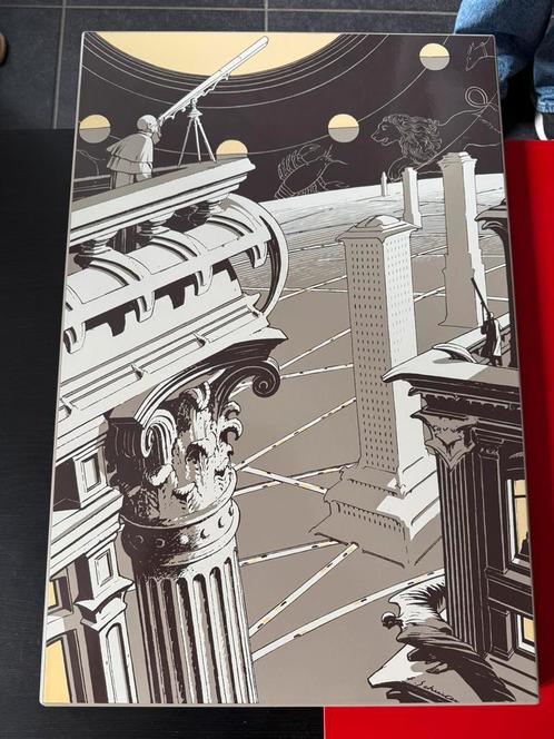 Email plaat (François Schuiten), Antiek en Kunst, Antiek | Email, Ophalen