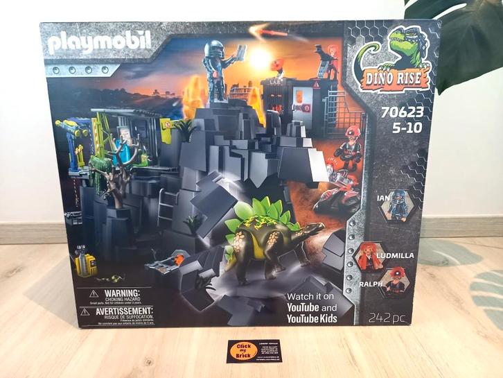 Playmobil - 70623 Dinos Dino Rock - NIEUW & SEALED, Kinderen en Baby's, Speelgoed | Playmobil, Nieuw, Complete set, Ophalen of Verzenden