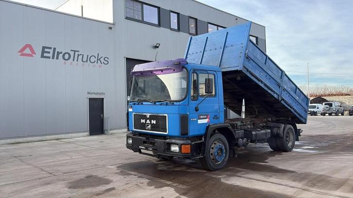 MAN 17.232 (6 CYLINDER / MANUAL PUMP / PÖMPE MANUELLE) EL24, Auto's, Vrachtwagens, Bedrijf, Te koop, ABS, Open dak, MAN, Diesel