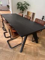 Massief eiken tafel, Huis en Inrichting, Ophalen, Gebruikt, 100 tot 150 cm, Eikenhout