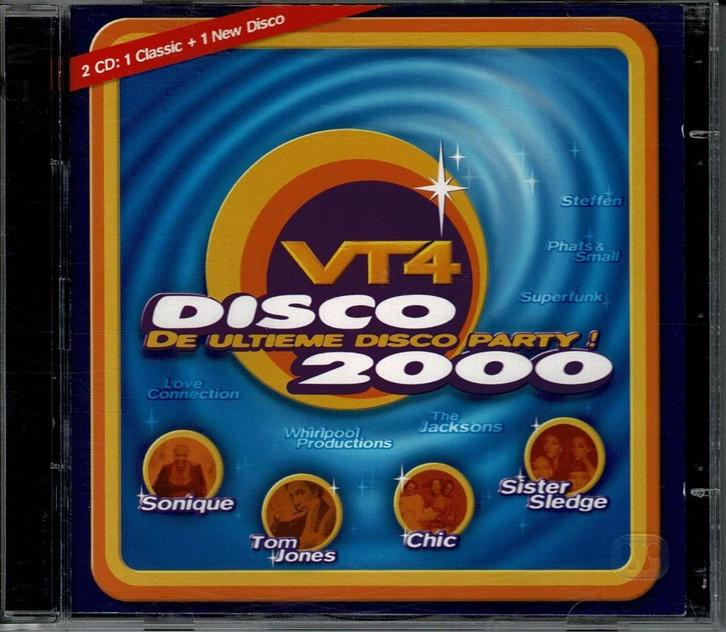 2CD VT4 Disco 2000, Cd's en Dvd's, Cd's | Verzamelalbums, Zo goed als nieuw, Dance, Ophalen of Verzenden