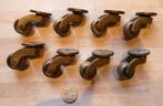 8 roues de meubles anciens en cuivre massif (3,8 cm), Envoi