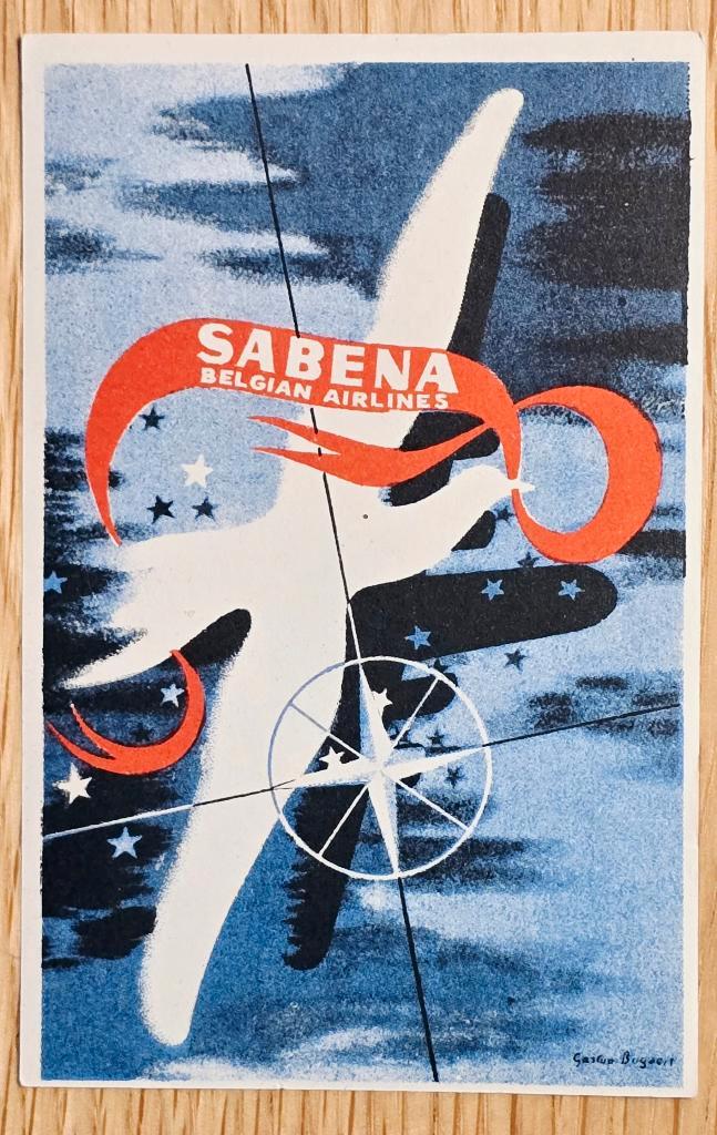 SABENA Belgian Airlines - Bagagelabel - Label 227, Verzamelen, Sabenasouvenirs, Ophalen of Verzenden