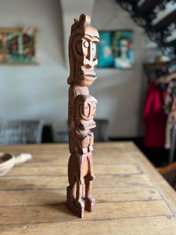 Irian Jaya Papua Tiki Totem houten beeld 75cm beschikbaar voor biedingen