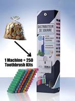 Tandenborstel + tandpastakit dispensers, Ophalen