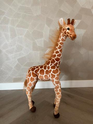Giraf knuffel 80 cm decoratie babykamer kinderkamer NIEUW