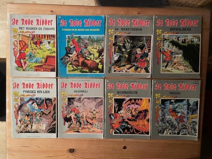 De Rode Ridder - eerste druk, Boeken, Stripverhalen, Gelezen, Meerdere stripboeken, Ophalen of Verzenden