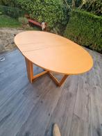 Table SAM pliante ovale Habitat, plaqué hêtre clair, 100 à 150 cm, Moderne classique, 100 à 150 cm, Autres matériaux