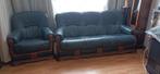 Salon  ( divan 3 places + 2 fauteuils ) 0474/063588, Gebruikt, 75 tot 100 cm, Hout, Vierpersoons of meer