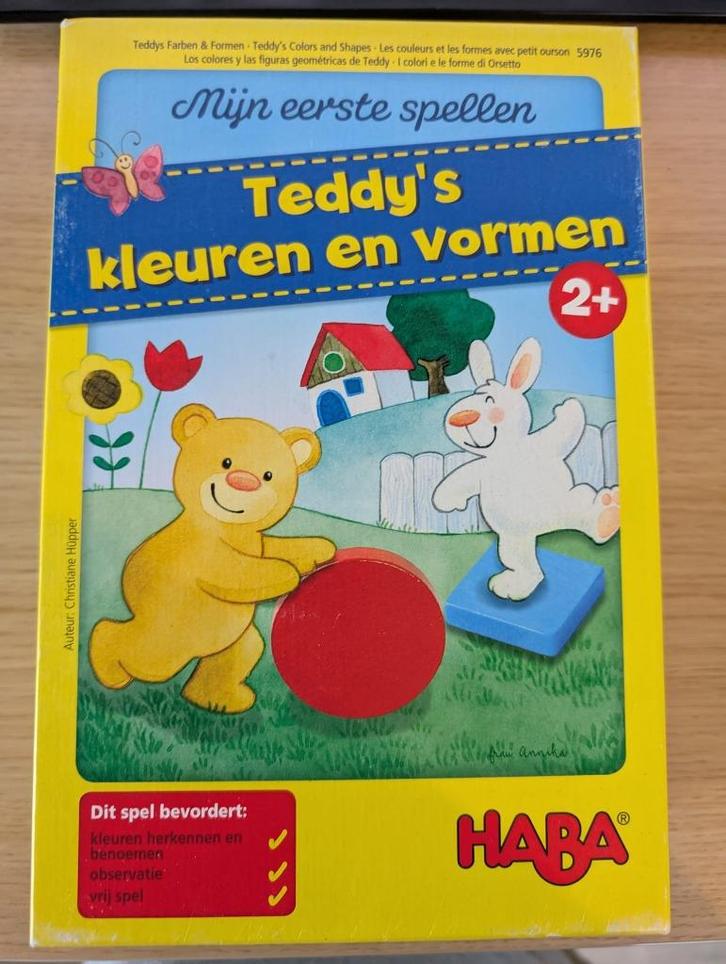 Haba mijn eerste spellen: Teddy's kleuren en vormen (2+), Kinderen en Baby's, Speelgoed | Educatief en Creatief, Gebruikt, Puzzelen