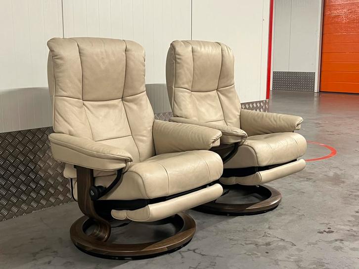 Stressless Power relax fauteuils, Maison & Meubles, Fauteuils, Comme neuf, Enlèvement ou Envoi