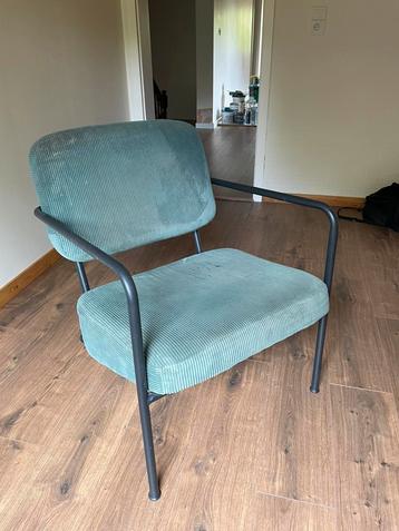 Fluwelen fauteuil - moderne stijl - in zeer goede staat beschikbaar voor biedingen