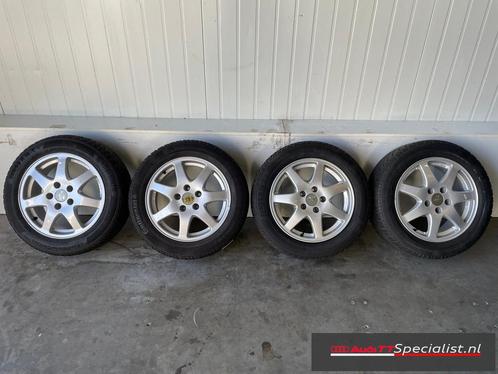Winterbanden set op 16" velgen Audi ( A4 ), Auto-onderdelen, Banden en Velgen, Banden en Velgen, Winterbanden, 205 mm, Personenwagen