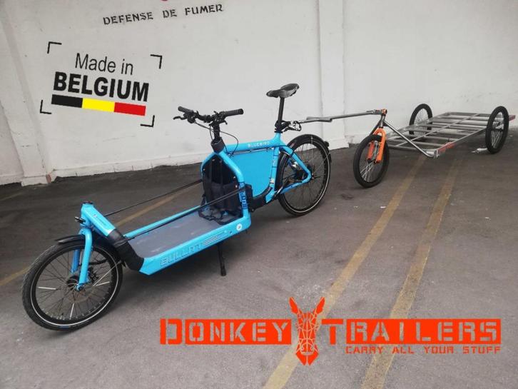 Grote cargo bike trailer by Donkey Trailers, Fietsen en Brommers, Fietsen | Bakfietsen, Nieuw, Goederen, Ophalen of Verzenden