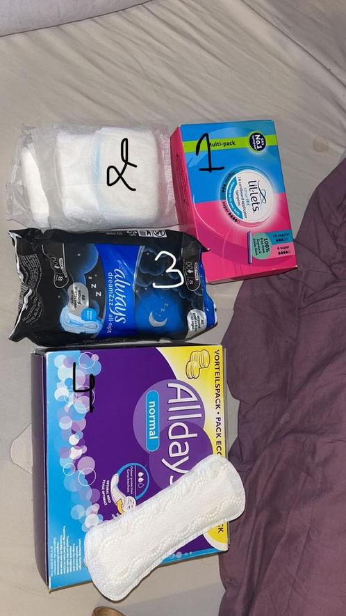 Maandverbanden en tampons, Handtassen en Accessoires, Uiterlijk | Lichaamsverzorging, Zo goed als nieuw, Ophalen of Verzenden