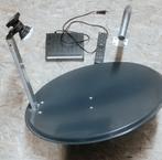 satellietschotel : muurbeugel, ontvanger, kop, Audio, Tv en Foto, Schotelantennes, Ophalen, Zo goed als nieuw