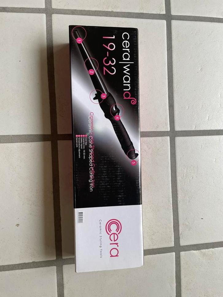 Cera wand krultang 19-32, Handtassen en Accessoires, Uiterlijk | Haarverzorging, Zo goed als nieuw, Ophalen of Verzenden