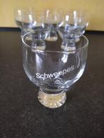 6 Schweppes glazen, Verzamelen, Glas en Drinkglazen, Ophalen