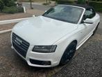 Audi A5 cabriolet s line benzine euro 5, Auto's, Zwart, Cabriolet, Alcantara, Wit
