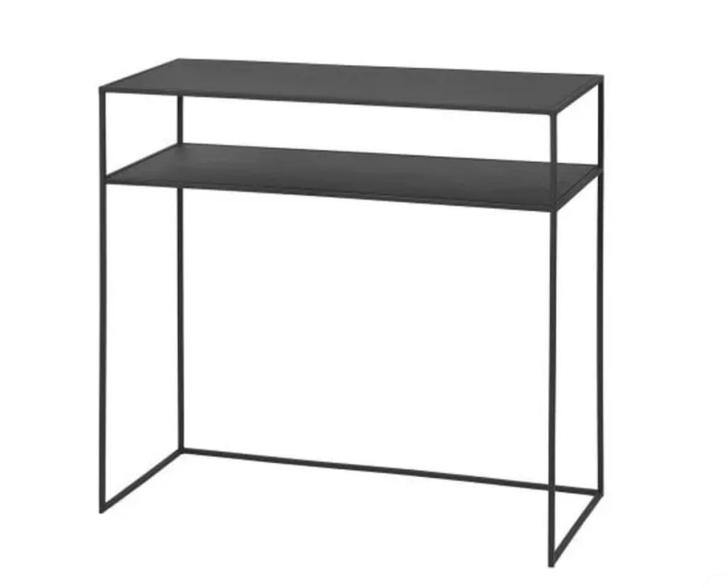 Wandtafel metaal zwart, Huis en Inrichting, Tafels | Sidetables, Nieuw, Metaal, Ophalen