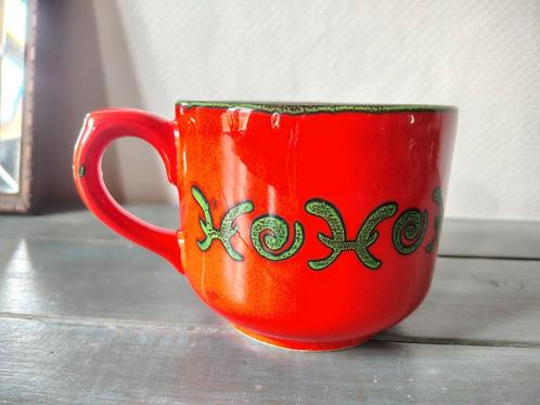 Vintage jaren 70 koffiemok/soeptas, Huis en Inrichting, Keuken | Servies, Zo goed als nieuw, Ophalen of Verzenden