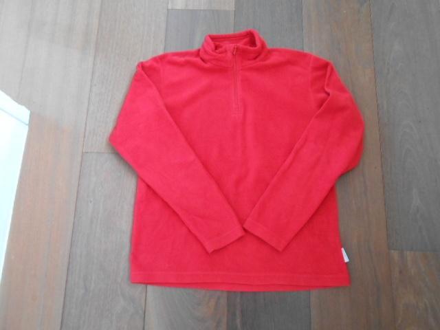 Fleece decathlon 14 jaar - rood, Kinderen en Baby's, Kinderkleding | Maat 164, Gebruikt, Jongen of Meisje, Trui of Vest, Ophalen of Verzenden