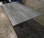 Keramische tafel grey stone 240cm met spider onderstel, Huis en Inrichting, Tafels | Eettafels, Ophalen, 100 tot 150 cm, Nieuw