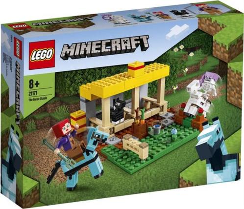LEGO Minecraft 21171 De paardenstal nieuw, Kinderen en Baby's, Speelgoed | Duplo en Lego, Nieuw, Lego, Complete set, Ophalen of Verzenden