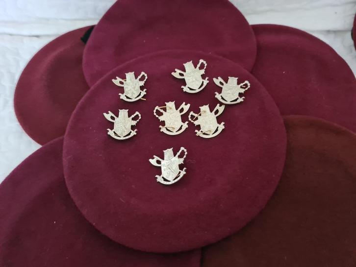 Mutskenteken 3Bn Para messing zilverkleurig, Verzamelen, Militaria | Algemeen, Landmacht, Embleem of Badge, Ophalen of Verzenden