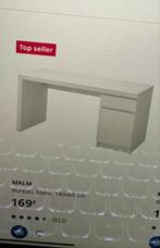 Bureau Ikea Malm 140x65cm, Maison & Meubles, Enlèvement