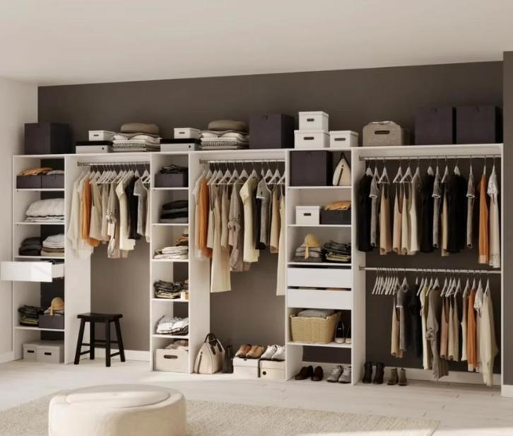 dressing in kit moduleerbaar, Huis en Inrichting, Kasten | Kleerkasten, Gebruikt, Ophalen