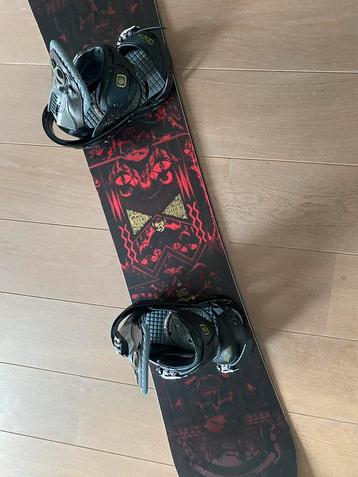 SNOWBOARDPAKKET Burton snowboard + boots + bindingen + tas beschikbaar voor biedingen