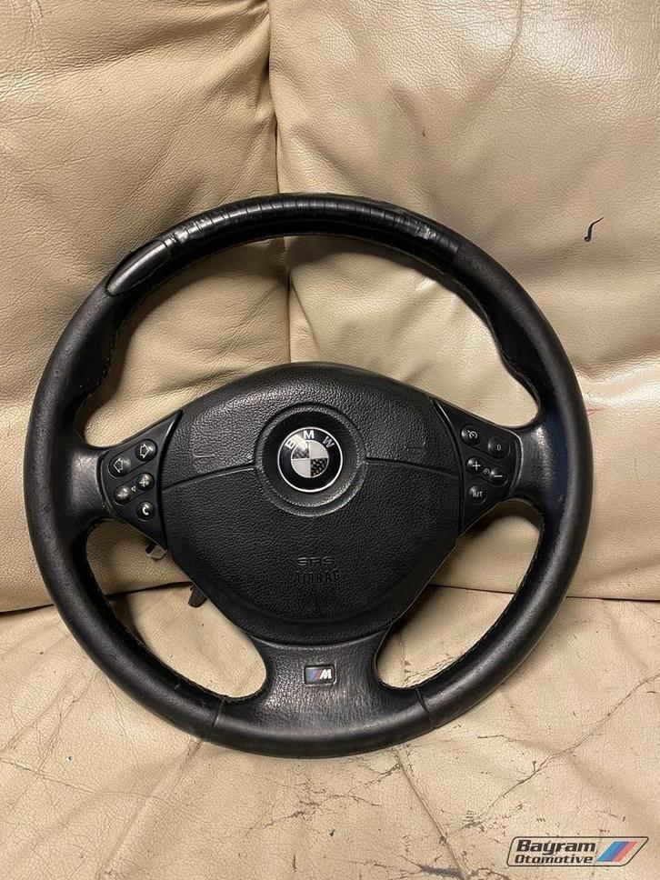 Bmw E39 M5 stuur E38 E36 zwart lederen sportstuur 5-serie, Auto-onderdelen, Besturing, BMW, Gebruikt, Ophalen of Verzenden