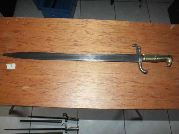 2 bajonet / bayonet, Verzamelen, Militaria | Algemeen, Ophalen